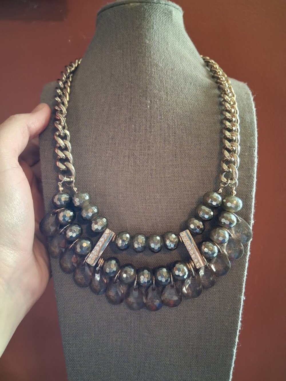 19 inch Statement necklace